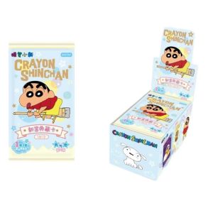KAYOU Crayon Shin-Chan การ์ดกระเป๋า Nohara Misae Nohara Hiroshi คอลเลกชันที่หายากการ์ดของเล่นสําหรับของขวัญวันเกิดเด็ก