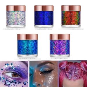 เลื่อม Body Glitter GELMake Up Long Lasting Glitter สําหรับ Body Face ผมอายแชโดว์เทศกาล Carnival แต่งหน้าตกแต่ง