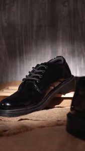 Sepatu PDH Pendek Kilap & Doff Pentofel Dinas TNI POLRI SECURITY INSTANSI BASARNAS