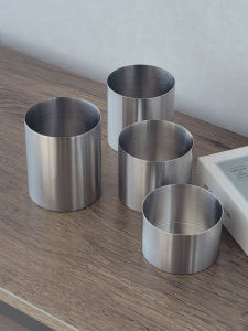 Cốc Nước Bằng Thép Không Gỉ 304 Cốc Thủy Tinh Nhỏ Cốc Đựng Dầu Cốc Đi Du Lịch Cốc Hình Trụ Mờ Cốc Đựng Nến