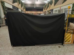 KIOSK BOOTH FOODCART STALL STORE CLOTH COVER GARTERIZED