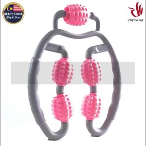 Leg Hand Neck Waist Slim Massager Muscle Pain Relief Roller Wheel Relaxer Fitness Home Alat Urut Badan Kaki Tangan