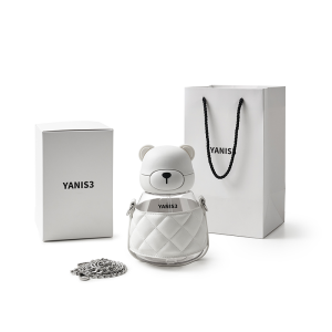 Yanis3แก้วลายกระต่ายสำหรับผู้หญิงแก้วน้ำแบบมีหลอดดูดน่ารักแบบพกพาความจุขนาดใหญ่แก้วน้ำทรงท้องใหญ่กาต้มน้ำสำหรับเด็กมีมูลค่าสูง