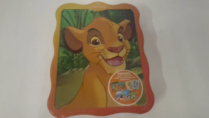 Disney The Lion King Happier Tin Boxset with 1 Storybook 1 Activity Book Stickers Press-outs & Fold Out Scene for Kids