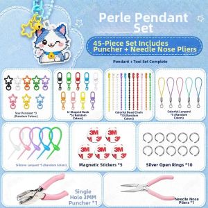 YUGUANG | DIY Hole Punch Accessory Kits For Keychains Beads