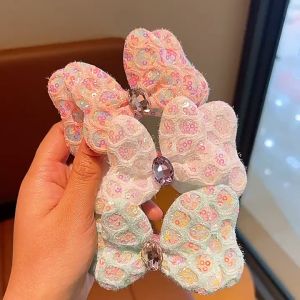 1PC Double Layer Cotton Filled Sequin Butterfly Girls Kid Lovely Elastic Hair Bands: A Comprehensive Guide