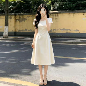 NIUVIES | Đầm Dài A-Line Giảm Eo Thời Trang Mới Pháp
