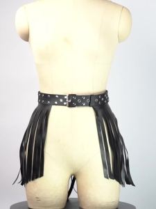 Dây Lưng Da Gợi Cảm Nữ Tính Với Tua Rua Chân Váy Ngắn Dây Lưng Thời Trang Đồ Lót Phong Cách BDSM Punk Gothic