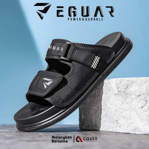 Sandal Pria Slip On Bahan Karet Anti licin Empuk Terbaru Kekinian Model Import Sendal Slop Kasual