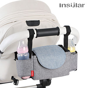 Insulated Baby Bottle Bag: Stroller Travel Essentials & Baby Care Storage Solutions
