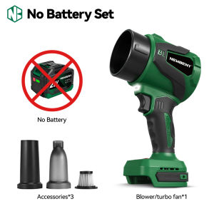Yofidra | NEWBENY 650M/S 2IN1 Brushless Electric Turbo Blower 3000W Jet Fan Violent Car Dryer Snow Dust Blowing Tool For Makita Battery