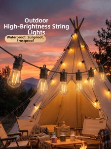 ANQIYUE | Outdoor Bright Waterproof Solar String Lights