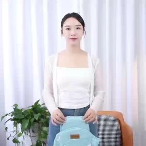 Hntob Large Baby Carrier: A Comfortable & Breathable Travel Waist Bag with Head Support