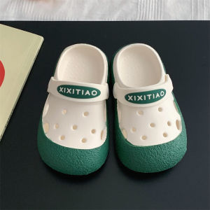 Dễ Thương Họa Tiết Gấu Ngoài Trời Nữ Dép Lỗ Thời Trang Mùa Hè Thiết Kế Giày Gia Đình Eva Dải Mỏng Giày Gấu Giày Thời Trang Slip-ons