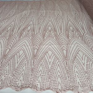 Tulle bordir full payet Motif elisab salur Murah!