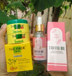 The Face Temulawak Tamanu Magic Oil PB Pearlbeautys Glowing Skin