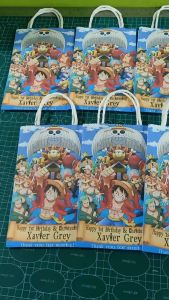 10pcs one piece d7 theme customized lootbags