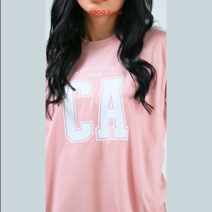 Logo Jeans Kaos Wanita Nadlin Pink 12864L4PK