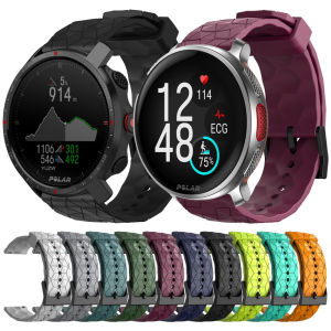 Dây Đeo Đồng Hồ Bằng Silicon Tương Thích Polar Vantage V3 V2 M2 20mm 22mm Vòng Đeo Tay Cao Su Cho X Pro/IGNITE 2 3/Pacer/Unite Phụ Kiện Đồng Hồ Thông Minh Thể Thao