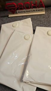 VB-05 Plastik Vakum Baju Kompress / Plastic Vacuum torage Compression Clothes Laundry Travel Bag Kompresi