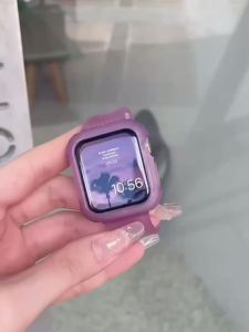 Dây Đeo Silicon Trong Suốt Cho Apple Watch Tương Thích Với Series 8 7 6 SE 5 3 2 Dây Đeo Mềm Mại Trong Suốt 38mm-45mm Tương Thích Với iWatch