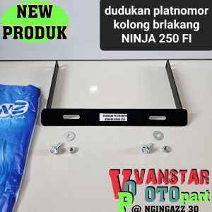 dudukan plat nomor NINJA 250FI N250 fi