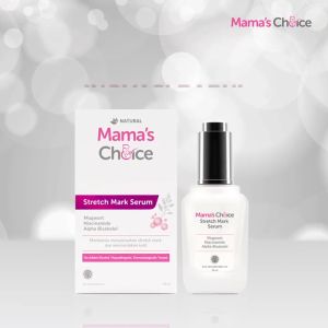 BUNDLE MAMAS CHOICE Stretch Mark Serum 50ml & Cream 100ml / Serum Cream Mamas Choice Memudarkan Stretchmark / BANDUNG