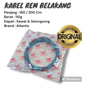 《ATLANTIS》Kabel Rem Sepeda Belakang Kawat Seling Housing Cable Inner Brake Tali Rem Sepeda Panjang
