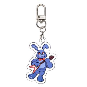 Bandai | for Hot New Game FNAF Peripheral Freddy Chica Bonnie Foxy Acrylic Keychain Backpack Decoration Pendant Exquisite Festival Gift