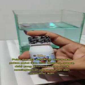 PELET IKAN PAKAN IKAN CUPANG DAN SEGALA JENIS IKAN 30GRAM MENAMBAH NAFSU MAKAN IKAN