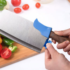 Household Kitchen Handguard Silicone Knife Back Protector with Anti-Wear and Anti-Foaming Properties Kitchen Knife Back Pad