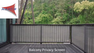 Balcony Privacy Screen Cover Fence Patio Waterproof Shade Cloth 70% UV Protection Shield Deck Shade Sail Garden Porch Pool Decor