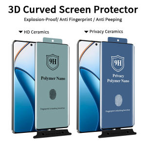 Ultra Thin Explosion-proof Full Cover Curved Soft Nano Clear Anti Spy Privacy Ceramic Film For Huawei P30 P40 P50 Pro Mate 30 40 50 60 70 Pro Nova 7 8 9 10 11 Pro Honor 50 Pro X9A X9B Screen Protector