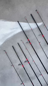 คันเอเลียน แดง RED UFO -เวทคัน 10-20 lb. -ด้ามจับยาง EVA สีแดง ทรงพุ๊ดเดิ้ล งานกาไฟท์ทั้งคัน