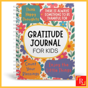 Daily Gratitude Journal For Kids/Spiral Notebook/Double Ring Notebook 7-(A5 | 120 pages)|ROYCE PUBLISHING