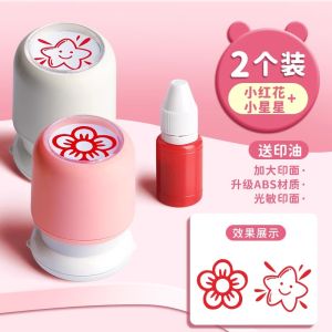 Mô Hình Con Bướm Đỏ Mini Stamp Marking Stamp Encouragement Stamp Red Flower Reward Stamp Teachers Tool for Homework Evaluation