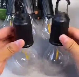 Camping Light Retro Lighting Bulb Portable Spherical Charging Atmosphere Light Tent Camp LED32
