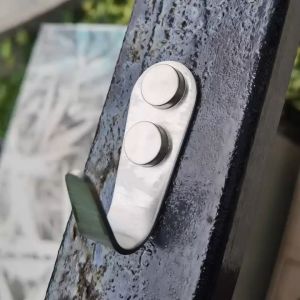 ขอแขวนสเตนเลสแท้ หนา 2 mm รับน้ำหนัก 5 Kg (JAPAN QUALITY) ตะขอติดผนัง ะขอยึดติด ตะขอแขวน สเตนเลสแท้แขวนอเนกประสงค์