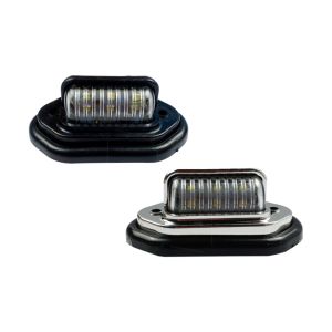 ไฟส่องป้ายทะเบียน 1ชิ้น 12V-24V LED ไฟส่องป้าย รถบรรทุก รถยนต์ รถบัส และรุ่นทั่วไป ไฟสีขาว สว่าง กันน้ำ (License-B)