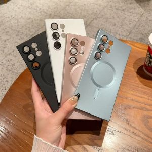 [FN]🔥ส่งจากไทย🔥เคสโทรศัพท์ samsung เคสโทรศัพท์มือถือแม่เหล็ก เคสกันกระแทก สำหรับ Samsung Galaxy note 20 Ultra note 10 S24 S23 S22 S21 S20 Plus Ultra S21 S23FE เคสนิ่ม TPU กันรอยกล้อง ขอบนิ่มหลังแข็ง #26