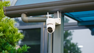 MeeGoo Solar Outdoor CCTV Security Camera 4MP HD Low Power Wireless Human Detection AI Human Detection Dual Storage Motion Alarm IP65 Waterproof