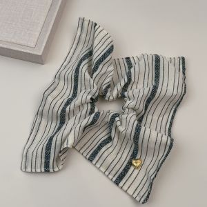 High Elasticity Square Hair Ties Womens Fashionable Forest System Hair Bands Durable Hair Rings Hair Accessories New 2025