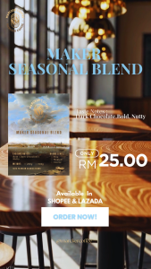 Marcker Coffee - Maker Sesonal Blend 100% Arabica Coffee Beans Freshly Roasted |  Kopi Arabica | (200g & 500g)