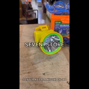 Senter Kepala 80 Watt Kiseki CK-X6 Free Kacamata Selam | HeadLamp Diving Kiseki ck x6 6000mAh Cahaya Putih Jarak Sorot Jauh | Bisa Menyelam Hingga Kedalaman 20 Meter | SMD