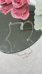 MILLENNE Match The Stars Capricorn Constellation Silver Necklace with 925 Sterling Silver (MLP-01)