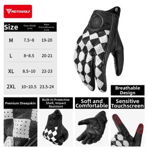 Motowolf | Fall Windproof Crash Resistant Warm Motorcycling Gloves