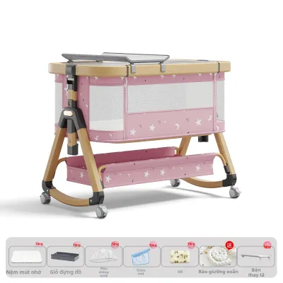 Crib Bé Gấp Đa Năng