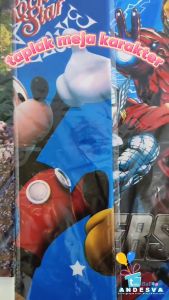 Table Cover / Table Cover Karakter Spiderman / Taplak Meja