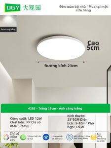 DGY | Đèn Trần LED Chống Nước Đa Năng
