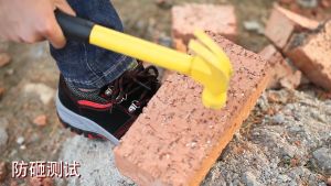 WHITBY（COD 3 Days Delivery）Safety Shoes Low-top Steel Toe Work Shoes Anti-smash and anti-puncture Safety Boots Men Women